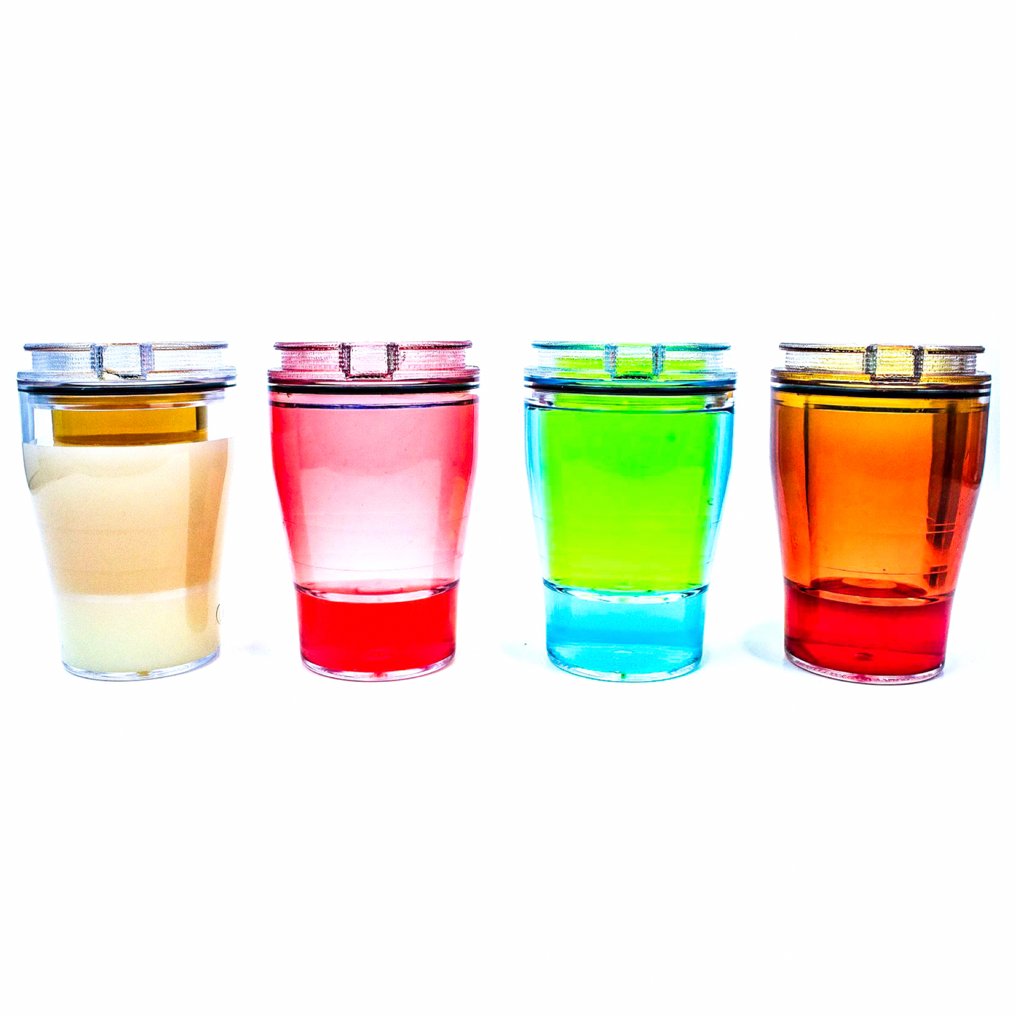 Double Take Shot Glass (Clear) - 4 Pack