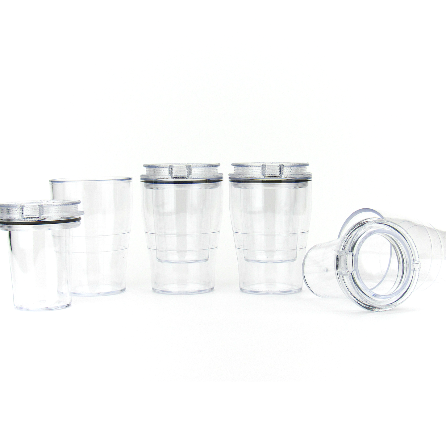 Double Take Shot Glass (Clear) - 4 Pack