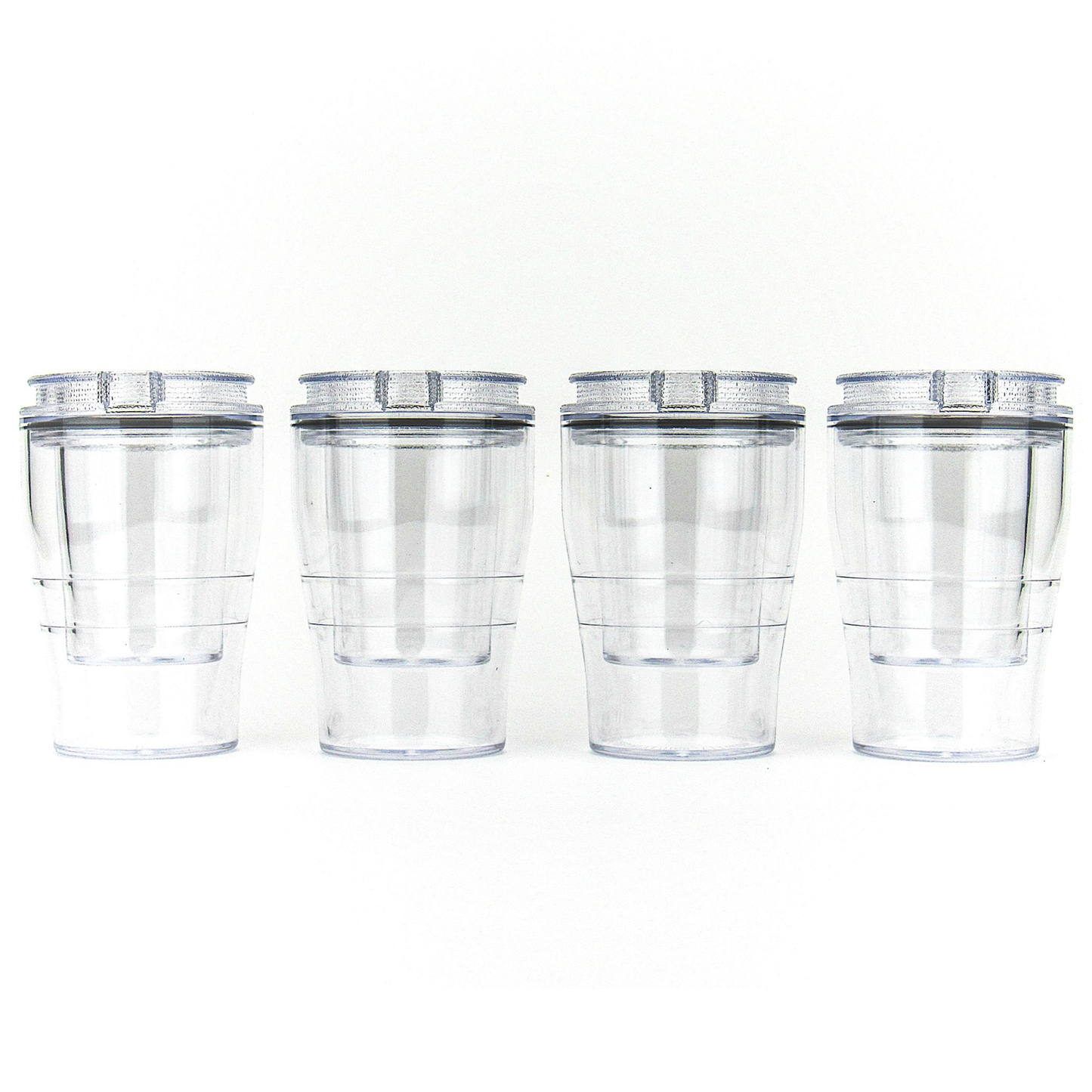 DoubleTake Shot Glass (Clear) - 4 Pack